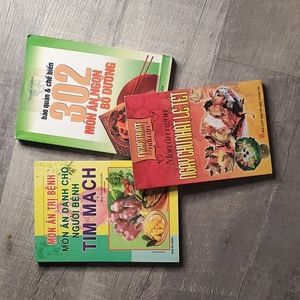 3 cookbooks -viet